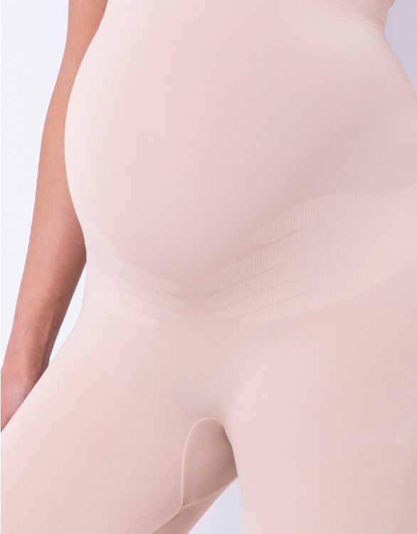 Sømløse support shorts (nude)